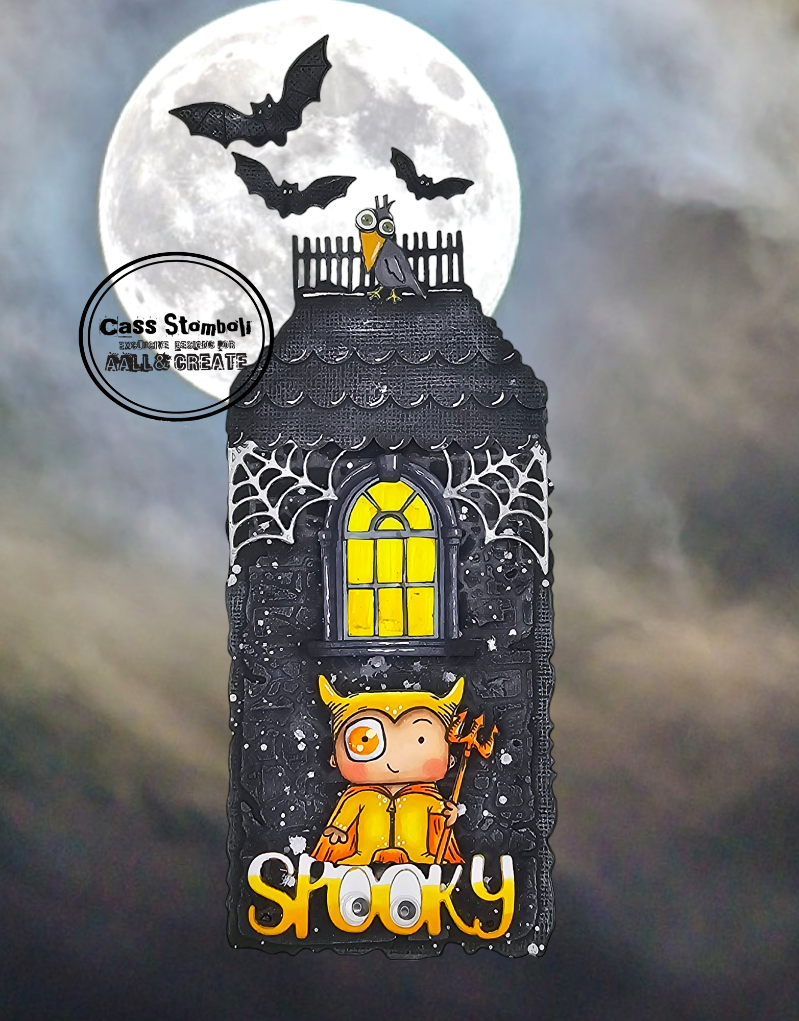 AALL & Create Skulls & Spells ephemera bundle halloween 3 pk