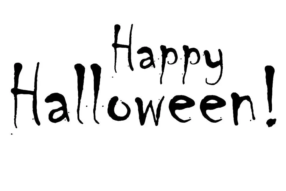 Papirglede Happy Halloween digitalt stempel 2 filer kort