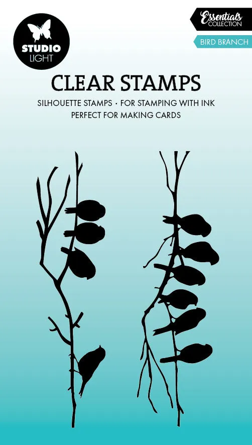 Studio Light Essentials Bird branch stempel 62x93 mm