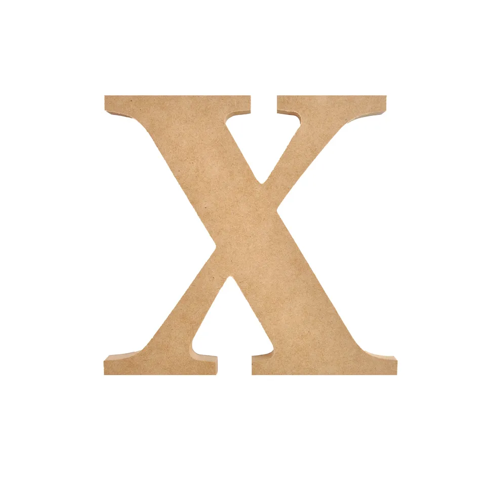 KaiserCraft Monologue trebokstav X 17 cm MDF