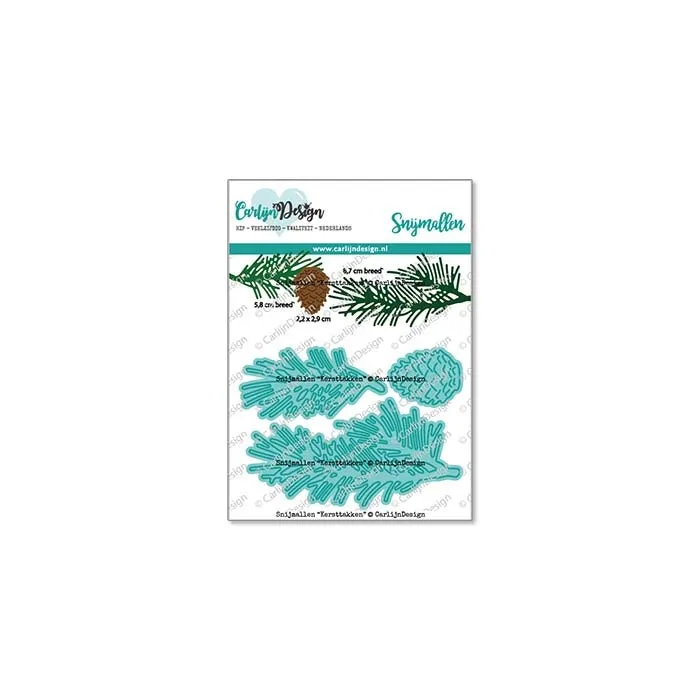CarlijnDesign Kersttakken CDSN-0181 dies jul 3 deler