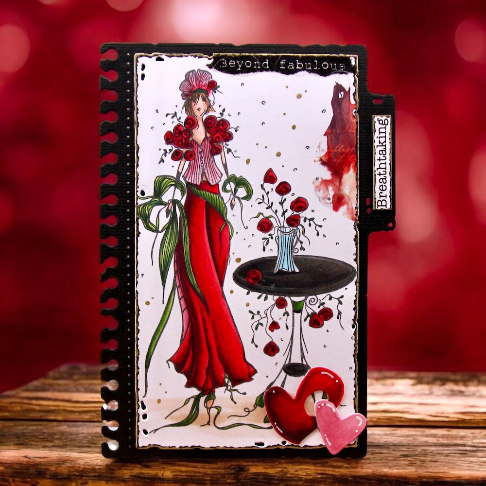 AALL & Create TP-1401 Art of Bouquet stempelsett A6 blomst
