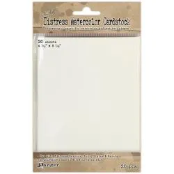 Tim Holtz Distress Watercolor Cardstock 20 kartong 20 ark