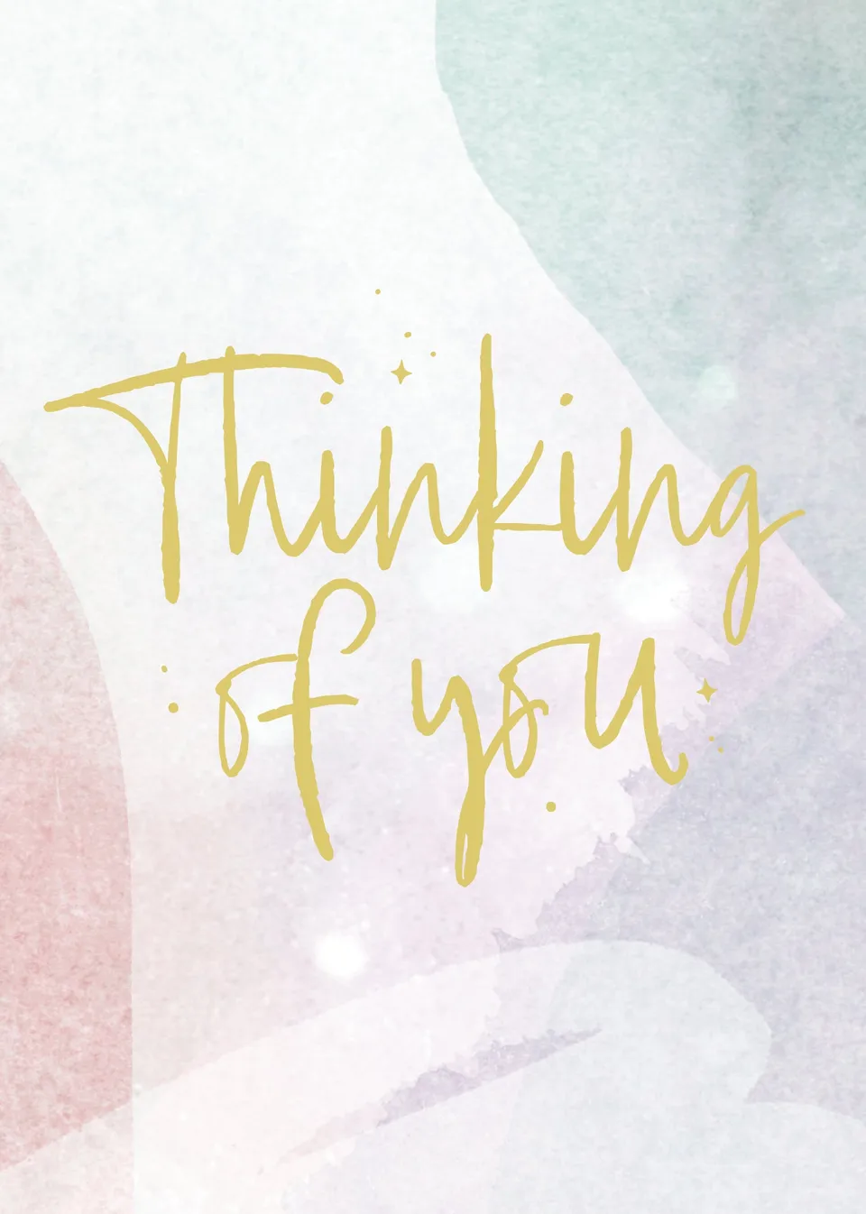 KaiserCraft Sorbet Thinking Of You kort med konvolutt