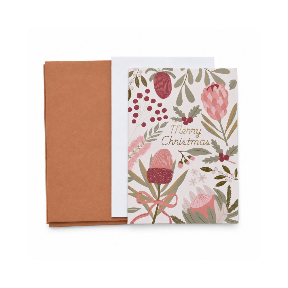 KaiserCraft Berry Flora stor gavepose jul med kort