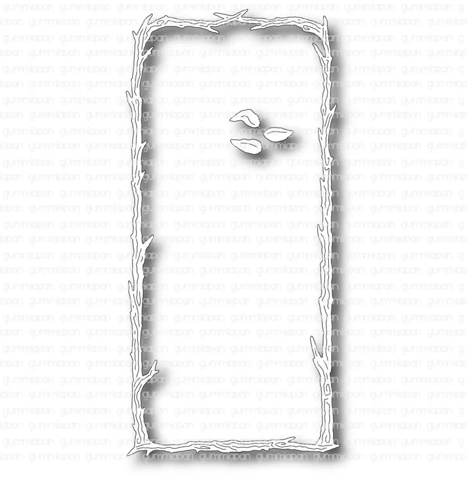 Gummiapan Slimline Kvister dies kvistsett