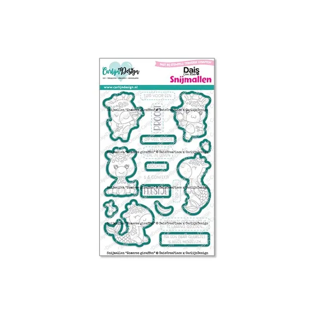 CarlijnDesign Zomerse Giraffen dies CDSN-0312 sommer