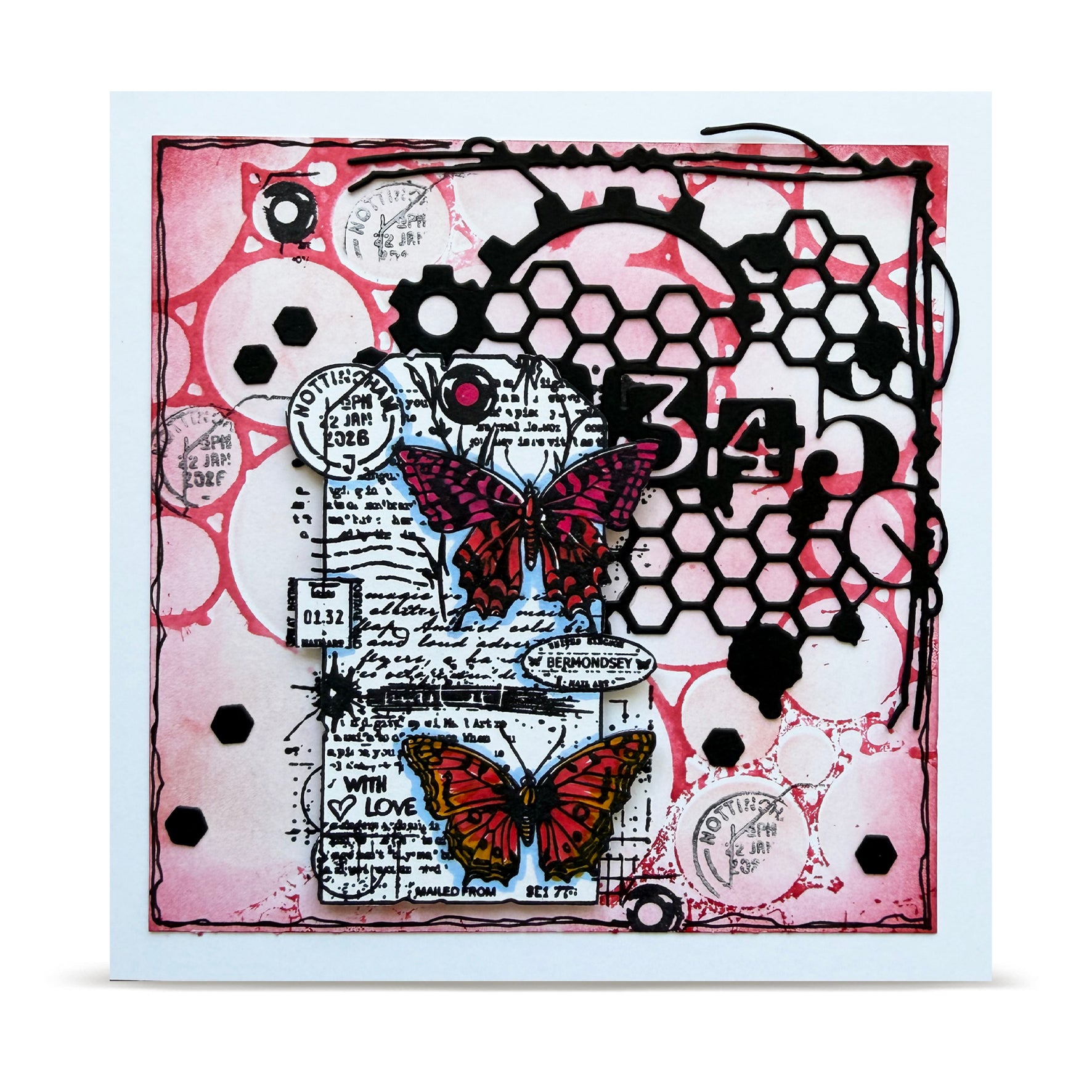 Aall and Create TP-1448 stempel A7 Chrono-Stamped Tag
