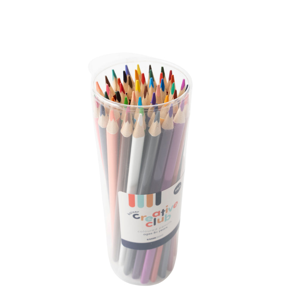 KaiserCraft Creative Club Kids Coloured Pencils 24pk fargeblyanter myke