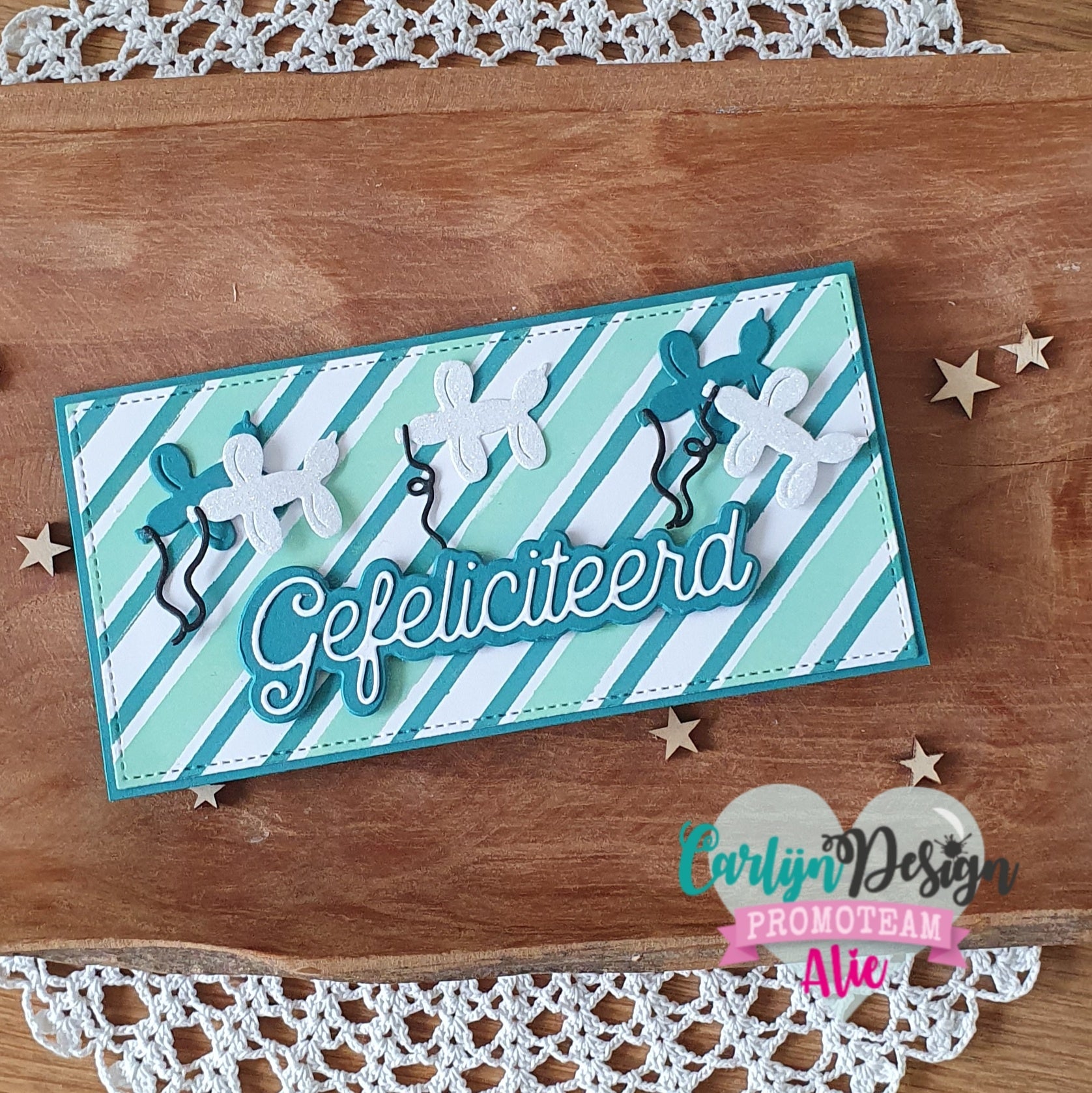CarlijnDesign Monoline Gefeliciteerd CDSN-0131 dies gratulasjon