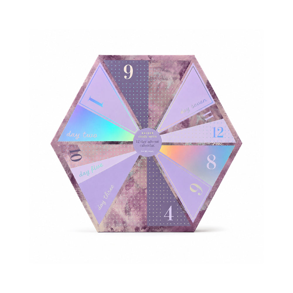 KaiserCraft Candy Series adventskalender 12 dager Amethyst Gem leppegloss