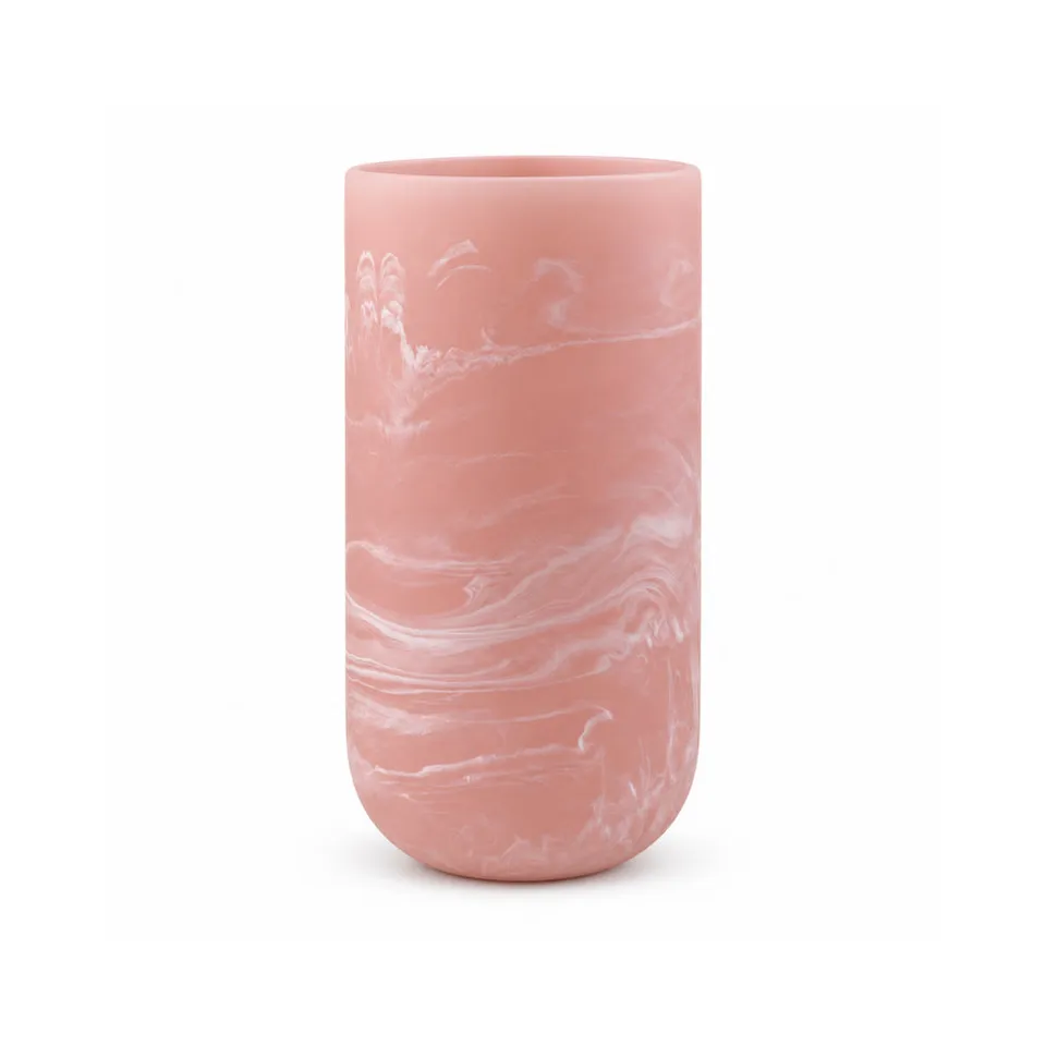 K&Co. Lagoon vase resin rosa
