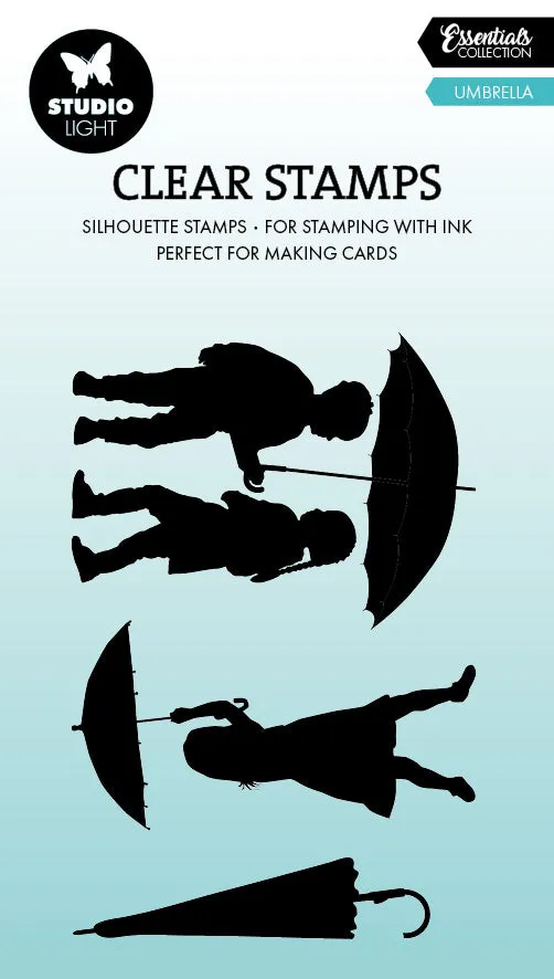 Studio Light Essentials clear stamp paraply