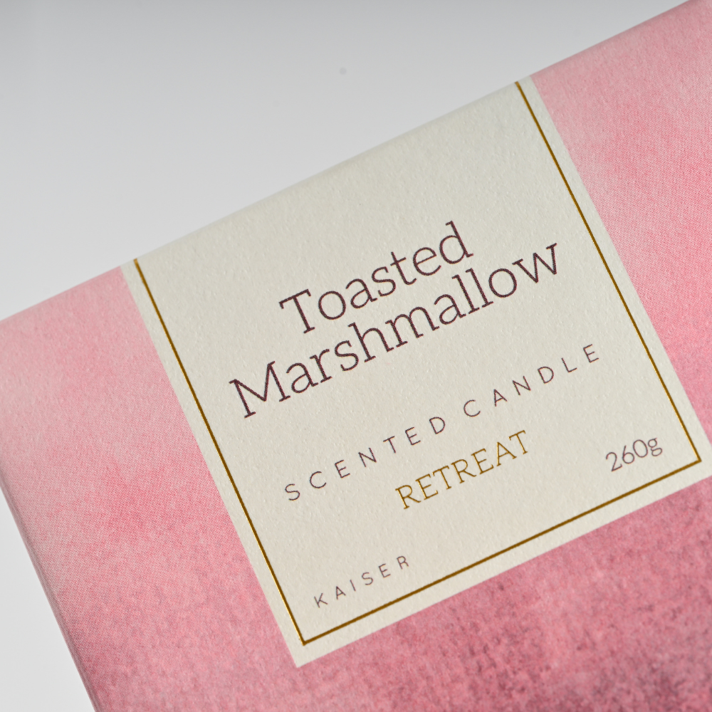 KaiserCraft Retreat duftlys toasted marshmallow 260 g