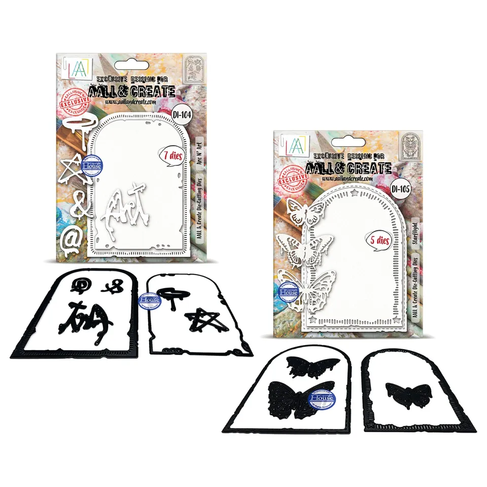 Aall and Create Autour de Mwa Starflight Figures dies bundle
