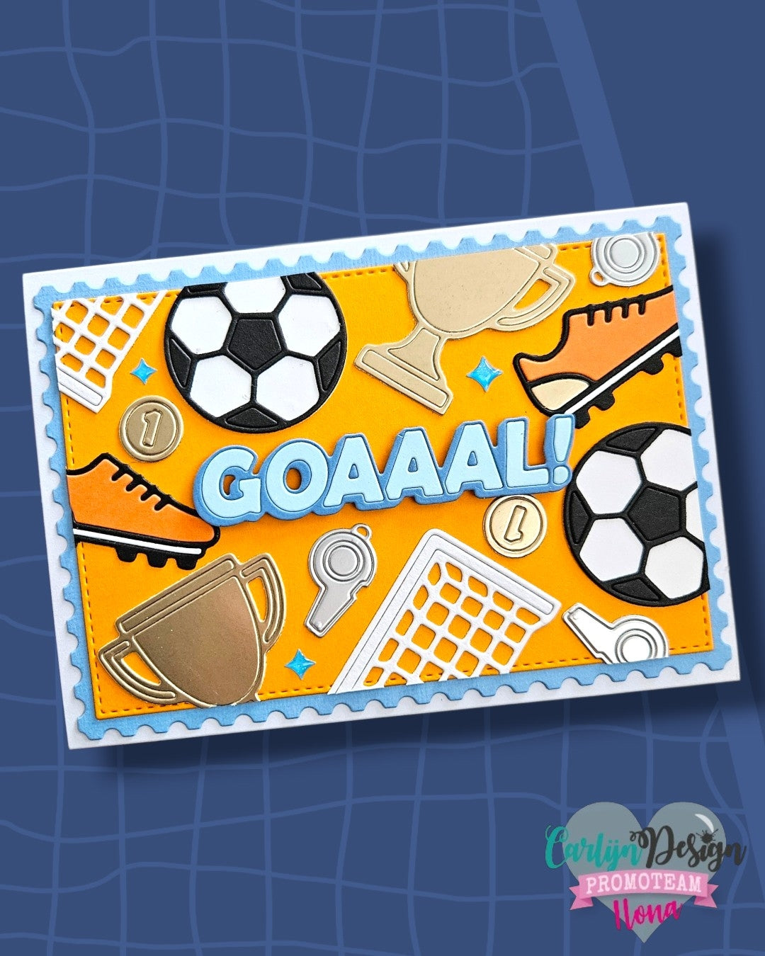 CarlijnDesign CDSN-0388 dies Fotball-ikoner goal-sett