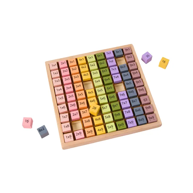 KaiserCraft Toy Box Multiplication Learning Set læringsspill 81 deler