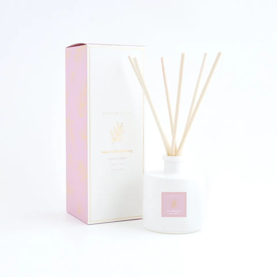 KaiserCraft Reed Diffuser duftpinner rose bjørnebær 150 ml