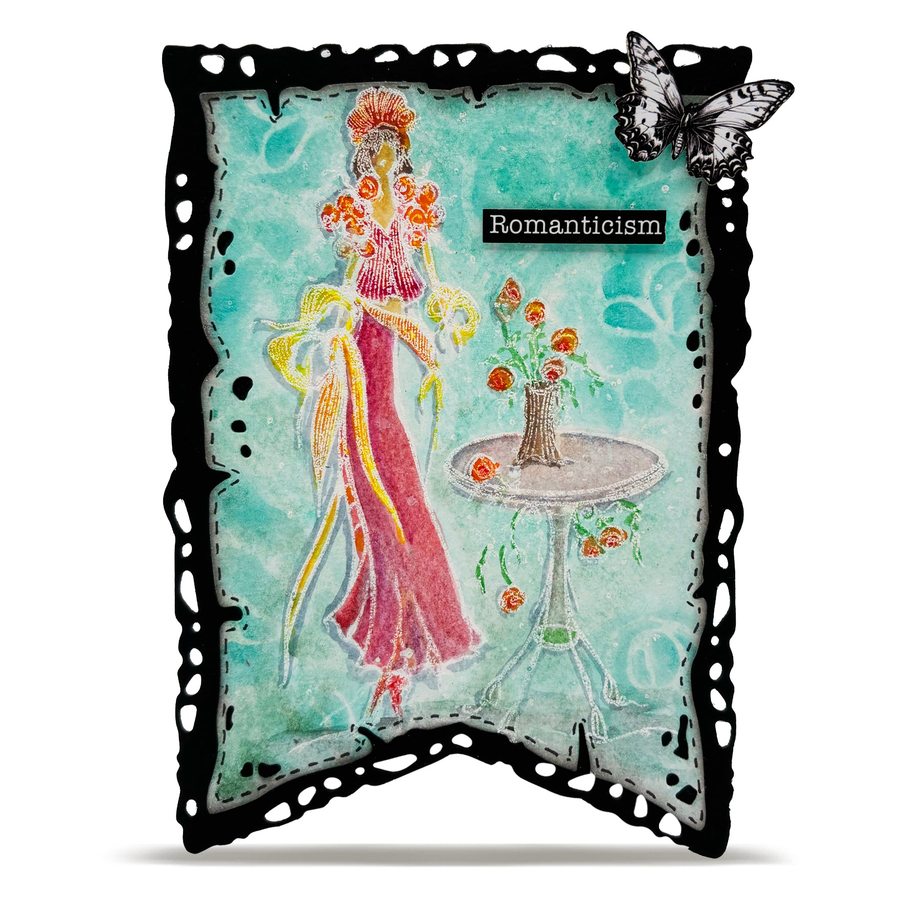 AALL & Create TP-1401 Art of Bouquet stempelsett A6 blomst