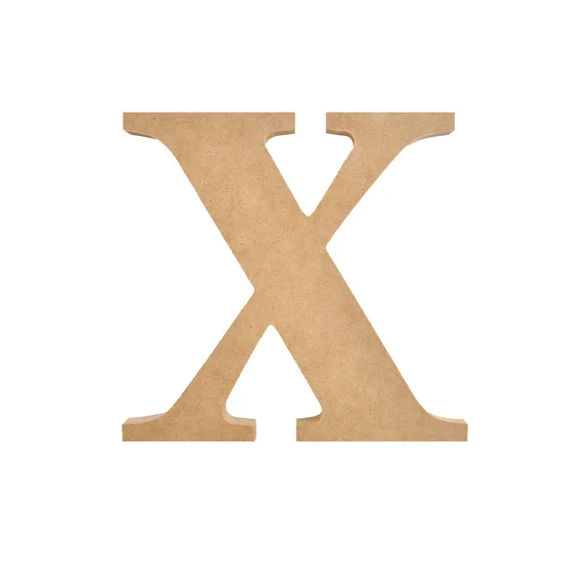 KaiserCraft BTP trebokstav X 6 cm medium MDF