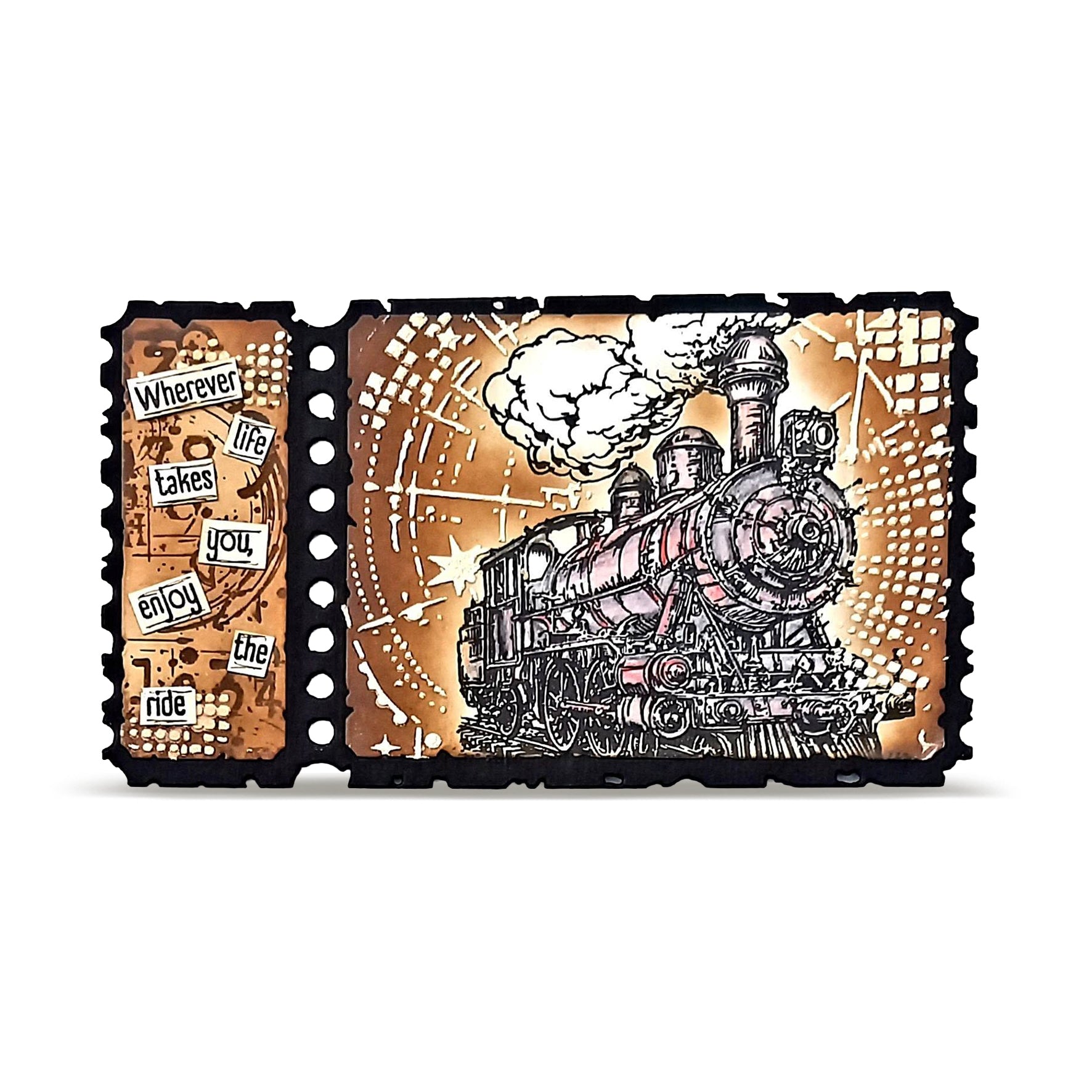 AALL & Create TP-1455 Enjoy the Ride stempelsett A6