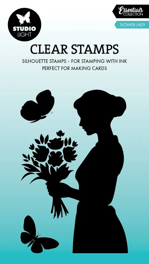 Studio Light Essentials stempel Flower lady blomsterdame