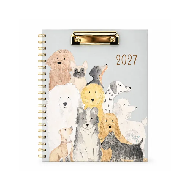 KaiserCraft 2027 Clipboard Planner Pooch kalender med klemme