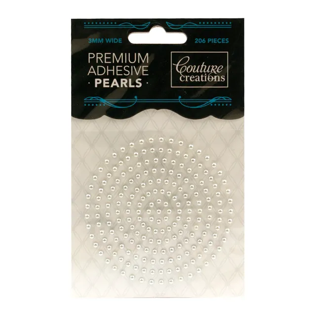 Couture Creations Stunning Silver perler 3 mm 206 stk