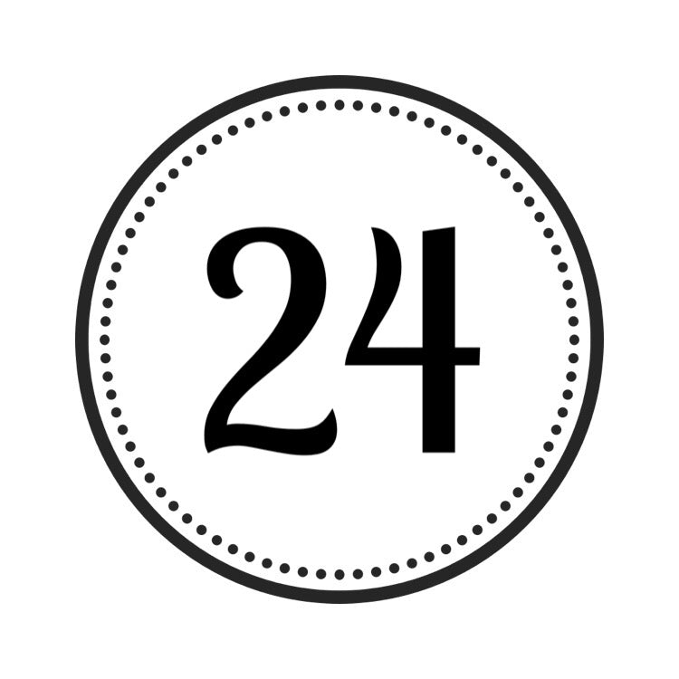 Papirglede Klippeark adventskalender merkelapper pdf