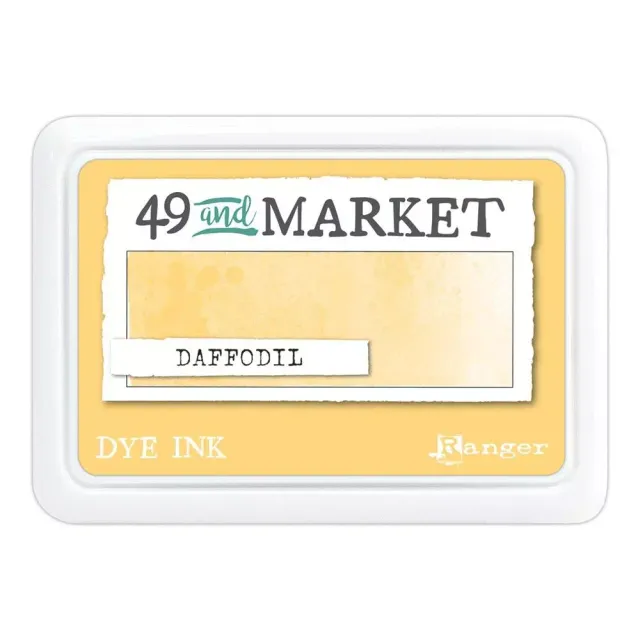 49 and Market Dye Ink stempelpute Daffodil