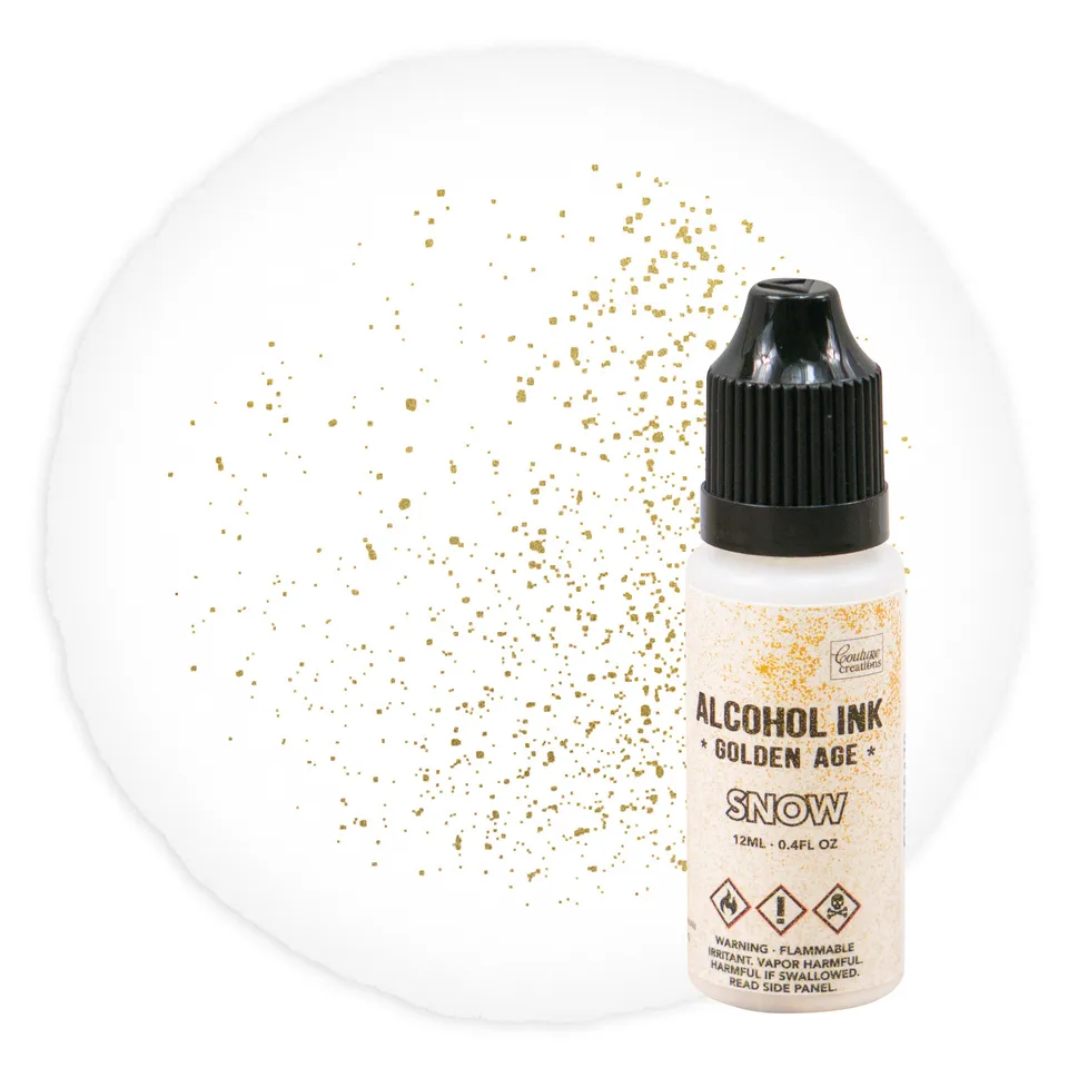 Couture Creations Golden Age Snow alkoholblekk hvit 12 ml