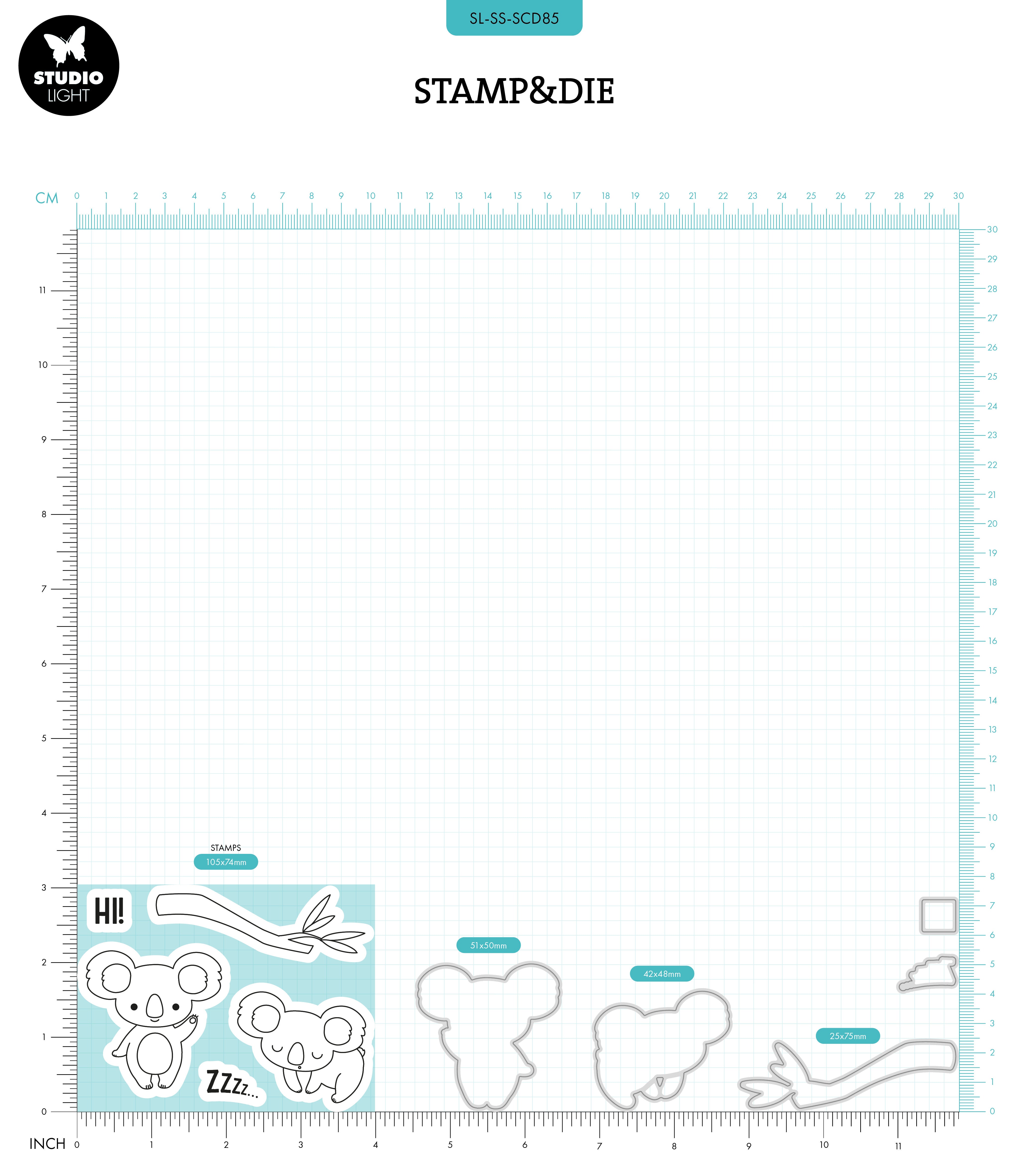 Studio Light Sweet Stories stempel dies Koala