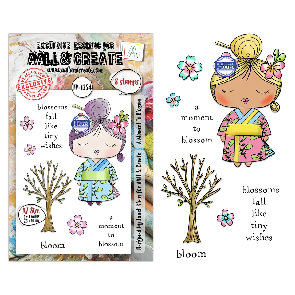 AALL & Create TP-1354 A Moment To Blossom stempelsett A7