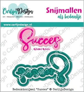 CarlijnDesign Succes CDBS-0011 dies takk retro