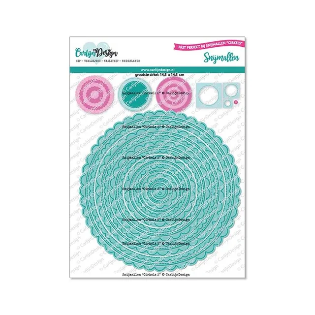 CarlijnDesign Cirkels 2 CDSN-0193 dies sirkler nesting