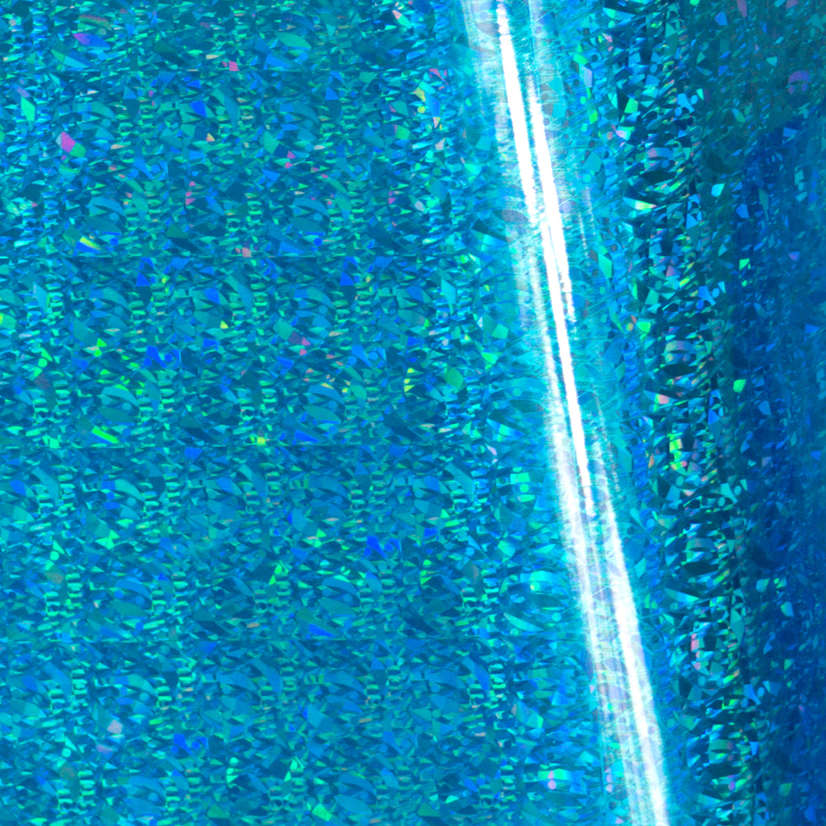 Couture Creations folie cyan flakes iriserende 125mm x 5m