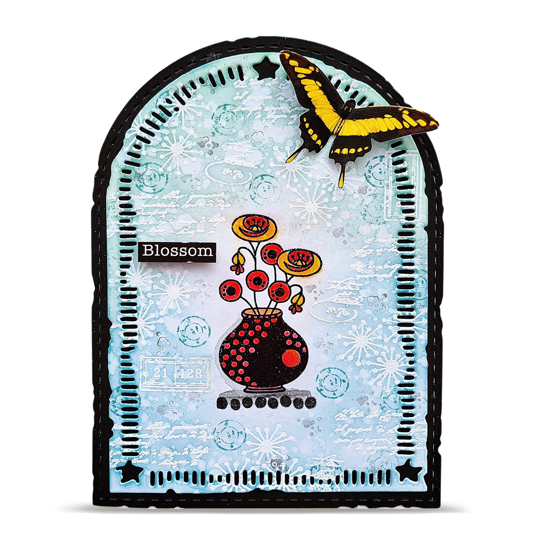 AALL & Create TP-1477 Funny Coquelicots stempelsett A6