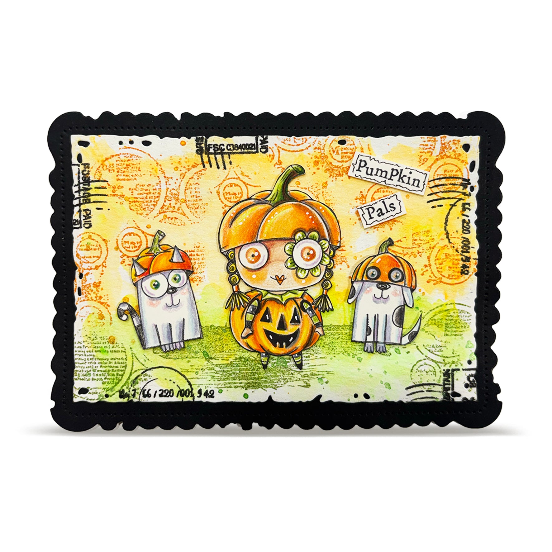 Aall and Create TP-1426 Pumpkin Pals stempelsett A7 halloween