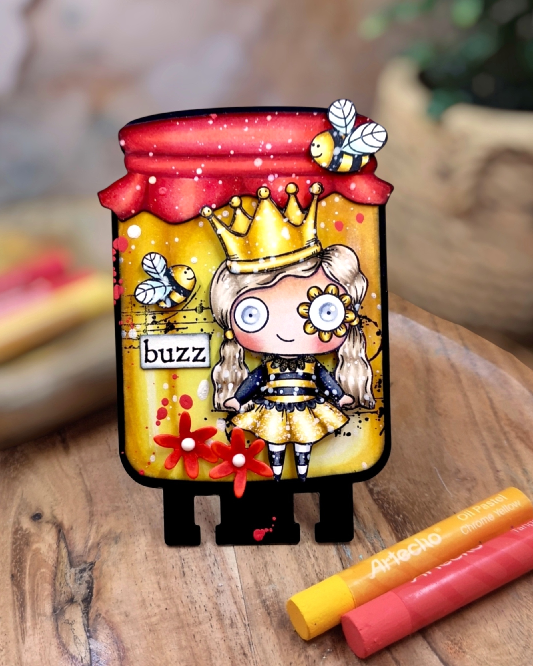 Aall and Create TP-1364 Sunlit Wishes stempel A7 tekst