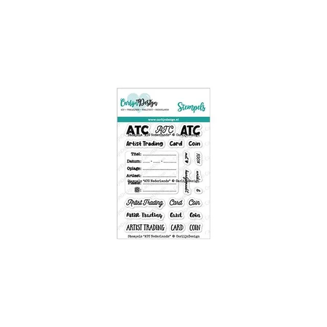 CarlijnDesign ATC CDST-0106 stempelsett norsk A7