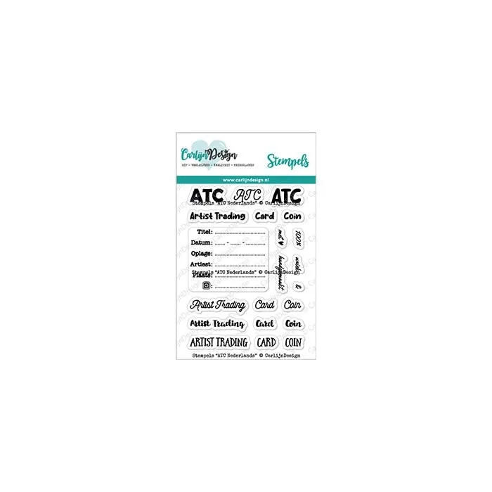 CarlijnDesign ATC CDST-0106 stempelsett norsk A7