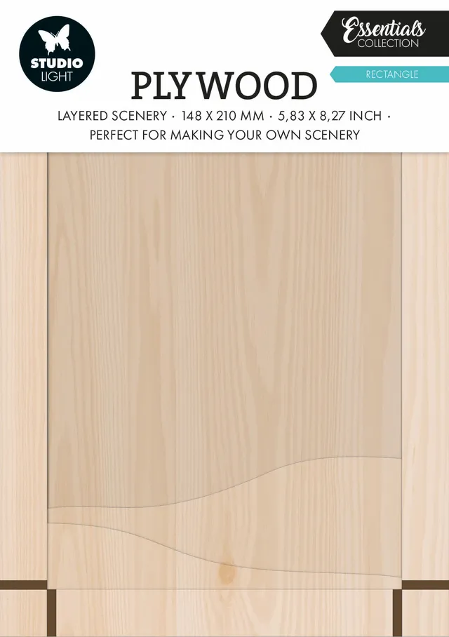 Studio Light Essentials Plywood Scenery rektangel kryssfinerplate