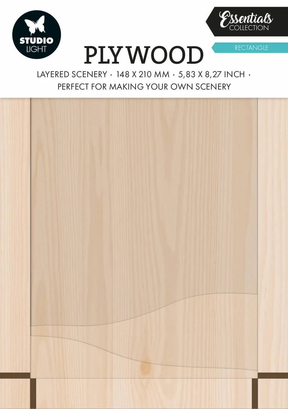 Studio Light Essentials Plywood Scenery rektangel kryssfinerplate