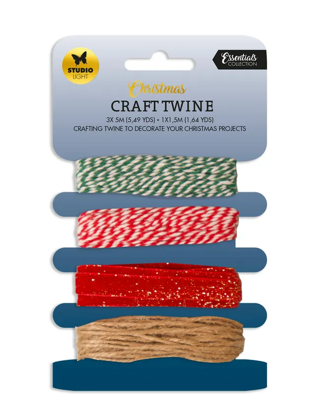 Studio Light Essentials Ribbon Craft hyssing 4 farger