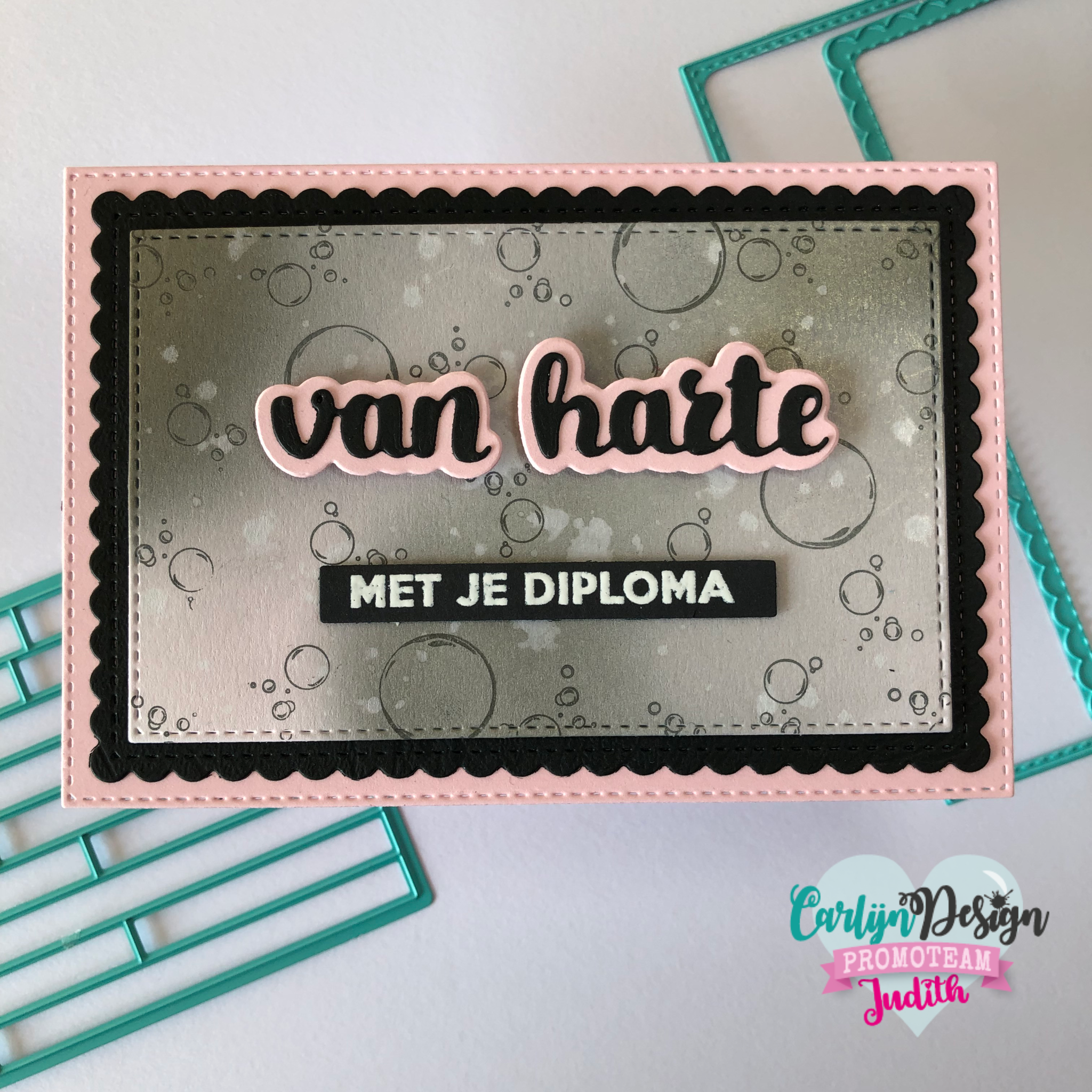 CarlijnDesign Van Harte Gefeliciteerd CDSN-0217 dies 4 deler