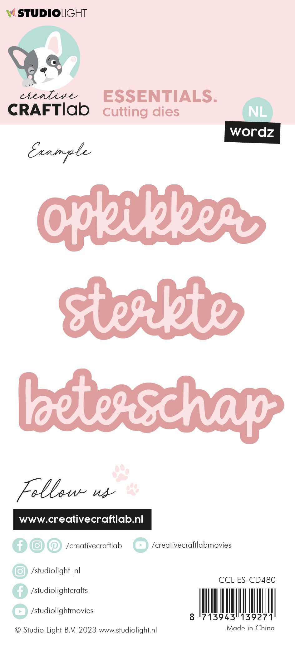 Studio Light Creative Craftlab Wordz Beterschap dies god bedring