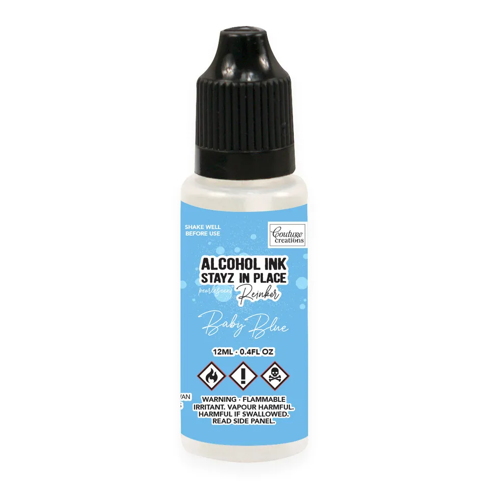 Couture Creations Stayz in Place Baby Blue refillblekk perlemor