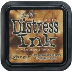 Tim Holtz Distress Vintage Photo stempelpute brun