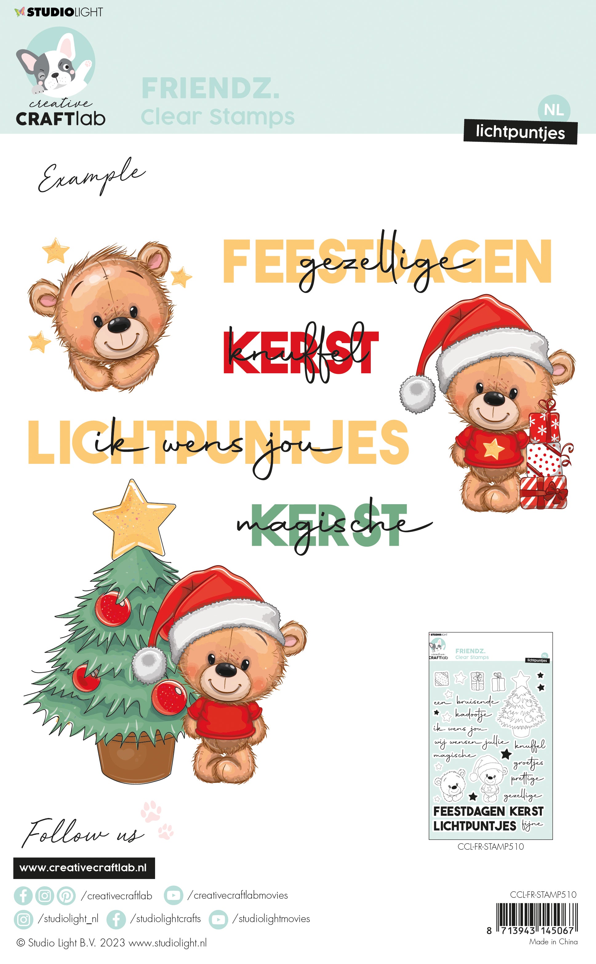 Studio Light Friendz Lichtpuntjes clearstempel lysmotiv