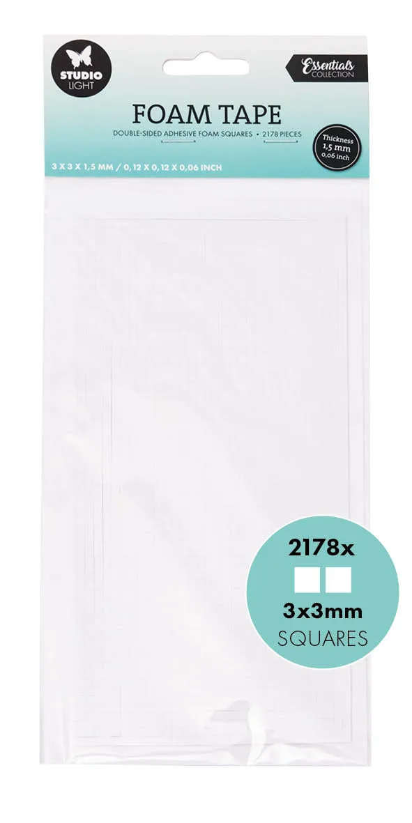 Studio Light Essentials foamtape 3x3 mm 2380 stk
